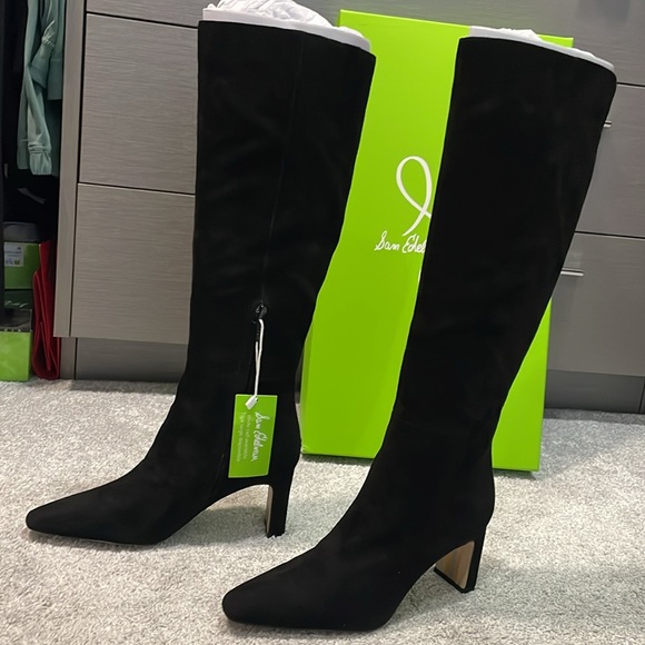 Sam Edelman Sylvia Boots in Black suede - Picture 9 of 13